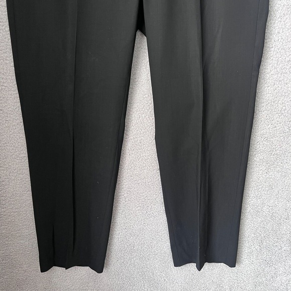 Incotex Dress Pants Mens 36x31 Black Straight Leg Super 120s Wool Flat Front‎ - Picture 9 of 14